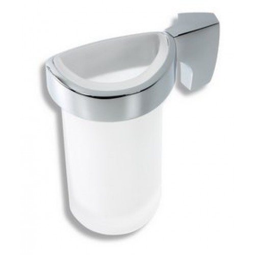 NOVASERVIS NOVATORRE 5 držák kartáčků chrom/sklo 6506,0