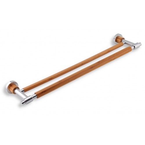 NOVASERVIS FERRO Bambus dvojitý držák ručníků 66225,6 NOVASERVIS FERRO Bambus dvojitý držák ručníků 66225,6