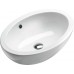 SAPHO PANORAMA 664911 keramické umyvadlo, oválné 60x18x42cm, na desku