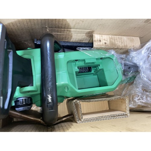 VÝPRODEJ HiKOKI (Hitachi) CS3630DBW4Z Aku řetězová pila MultiVolt 36V POUŽITÉ, POŠKOZENÝ OBAL!!