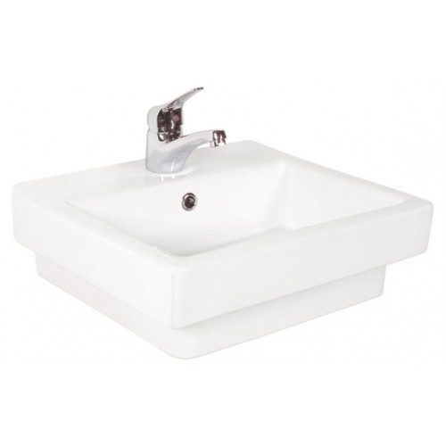 Villeroy & Boch Hommage Zápustné umyvadlo 630x525 mm, pro 1otvorovou armaturu, star white ceramicplus