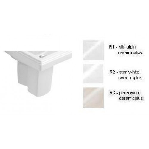 Villeroy & Boch Hommage Kryt sifonu star white ceramicplus