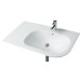 Roca Nexo asymetrické umyvadlo s deskou na levé straně 90 x 49,5 cm 7327649000