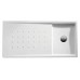 Roca Malta Walk-in keramická sprchová vanička 140 x 70 cm bez roštu, bílá 737352100C