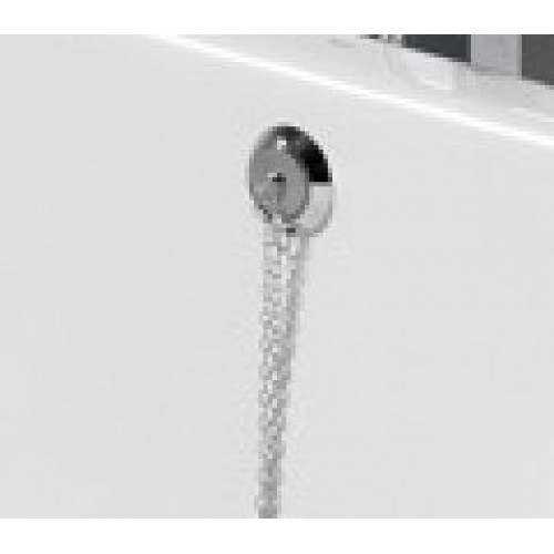 Roca Newcast výpusť s přepadem a zátkou chrom 7506403400