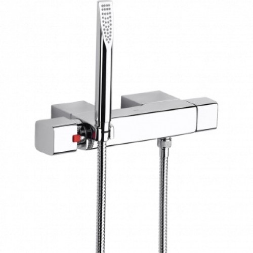 Roca Thesis sprchová termostatická baterie se sprch. hadicí 1,7 m chrom 75A1350C00