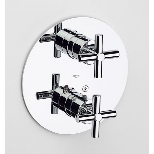 Roca Loft vanová termostatická podomítková baterie s přepínačem chrom 75A0643C00