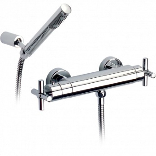 Roca Loft sprchová termostatická kohoutková baterie se sprch. hadicí 1,5m chrom 75A1343C00 Roca Loft sprchová termostatická kohoutková baterie se sprch. hadicí 1,5m chrom 75A1343C00