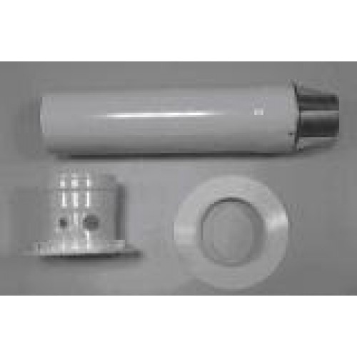 JUNKERS AZ 368 Vodorovné ukončení (365 mm) s připojovacím adaptérem DN 60/100