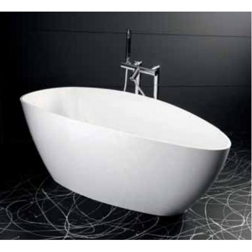 GELCO Rita XL 1700 volně stojící vana 170 x 700 litý mramor, Top solid mat 601180171033