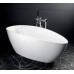 GELCO Rita XL 1700 volně stojící vana 170 x 700 litý mramor, Top solid mat 601180171033
