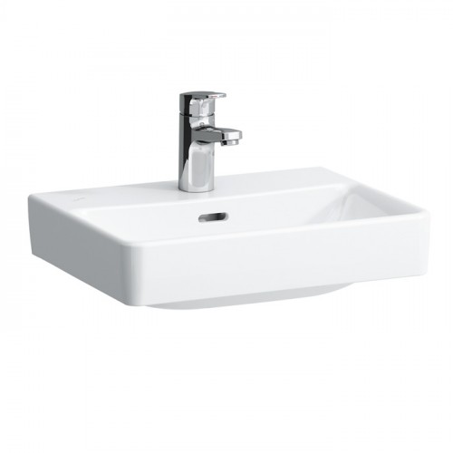 VÝPRODEJ LAUFEN PRO S Umývátko 45x34 cm, s 1 otvorem, bílá 8.1596.1.000.104.1 POŠKOZENÁ KRABICE