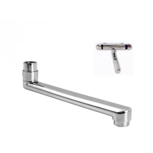 BALLETTO ramínko pro termostatickou baterii, délka 21,5cm, chrom 81047