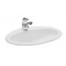 LAUFEN INDOVA Umývadlo zápustné zhora 62x48mm, 3 otvory, biele LCC 8.1139.3.400.108.1