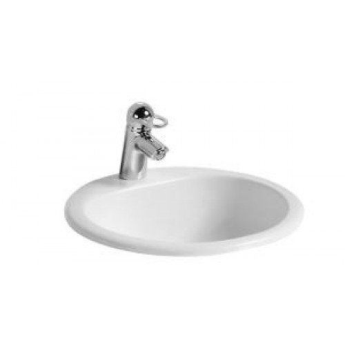 LAUFEN FIORA Umyvadlo zápustné shora 49x49mm, bílé 8.1177.2.000.000.1