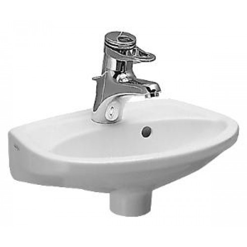 LAUFEN TRAISEN Umývátko 36x25mm, s otvorem, bílé 8.1193.2.000.000.1