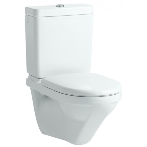 LAUFEN Moderna Plus Závěsná kombi mísa, hluboké splachování, bílá 8.2054.5.000.000.1