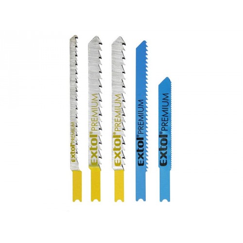 EXTOL PREMIUM pilové plátky, sada 5ks - mix plátků 8805600