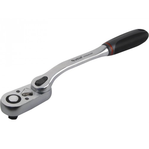 EXTOL PREMIUM ráčna tvarovaná kloubová, 48 zubů, 1/4", L 180mm 8816421 EXTOL PREMIUM ráčna tvarovaná kloubová, 48 zubů, 1/4", L 180mm 8816421