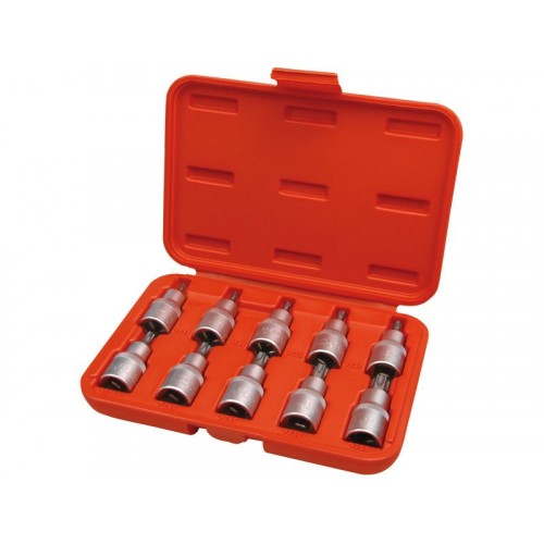 EXTOL PREMIUM klíče zástrčné TORX vrtaný, sada 10ks 8818126
