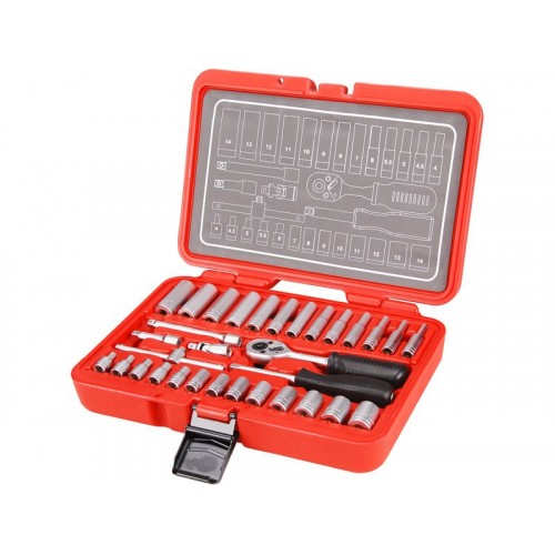 EXTOL PREMIUM klíče nástrčné 1/4", sada 32ks 8818310