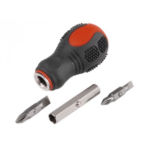 EXTOL PREMIUM šroubovák 4v1, PH1, PH2, (-) 4, 5.5mm, CrV 8819106