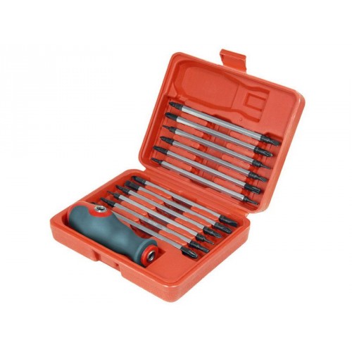 EXTOL PREMIUM šroubovák s oboustrannými 1/4" hroty, sada 13ks 8819107 EXTOL PREMIUM šroubovák s oboustrannými 1/4" hroty, sada 13ks 8819107