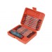 EXTOL PREMIUM šroubovák s oboustrannými 1/4" hroty, sada 13ks 8819107