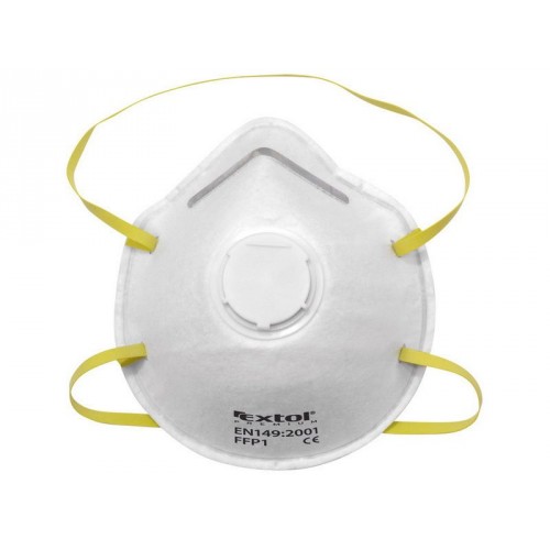 EXTOL PREMIUM respirátor s výdechovým ventilem FFP1 tvarovaný 8856712 EXTOL PREMIUM respirátor s výdechovým ventilem FFP1 tvarovaný 8856712