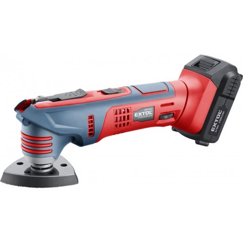 EXTOL PREMIUM Aku multičunkční bruska,rychloupínací 20V, Li-ion, 2000mAh 8891842