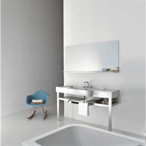 LAUFEN FORM Nožky pod umyvadlo, chrom, Gris Antracita, 8.9267.6.572.000.1