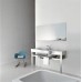LAUFEN FORM Nožky pod umyvadlo, chrom, Gris Antracita, 8.9267.6.572.000.1