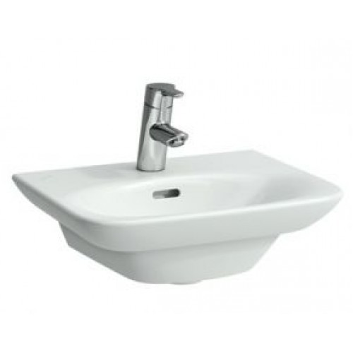 LAUFEN PALACE Umývátko 45x36, s otvorem, bílé MAT, 8.1570.1.757.104.1