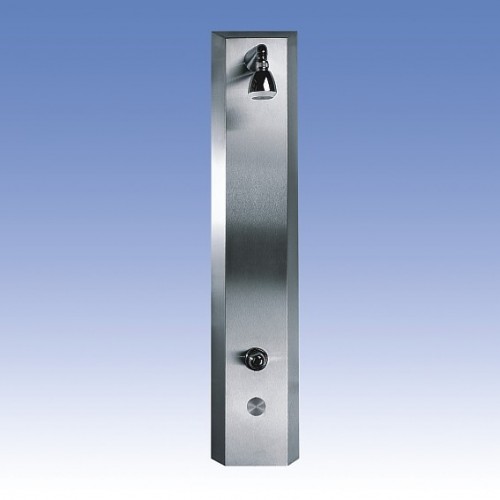 SANELA Nerezový sprchový panel SLSN 02P integ.piezo ovládání,směšovací bat.,2 vody 92028