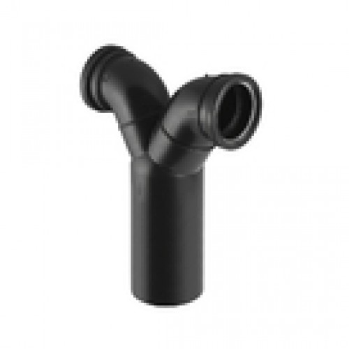 GEBERIT PE dvojité připojovací koleno 2 x 90° se zásuvnými hrdly 367.923.16.1