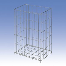 SANELA Drátěný koš SLZN 41, rozměr 350 x 290 x 150 mm, nerez 95410