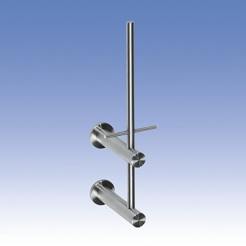 SANELA Nerezový držák toaletního papíru svislý na jednu roli SLZN 47 matný 95470 SANELA Nerezový držák toaletního papíru svislý na jednu roli SLZN 47 matný 95470