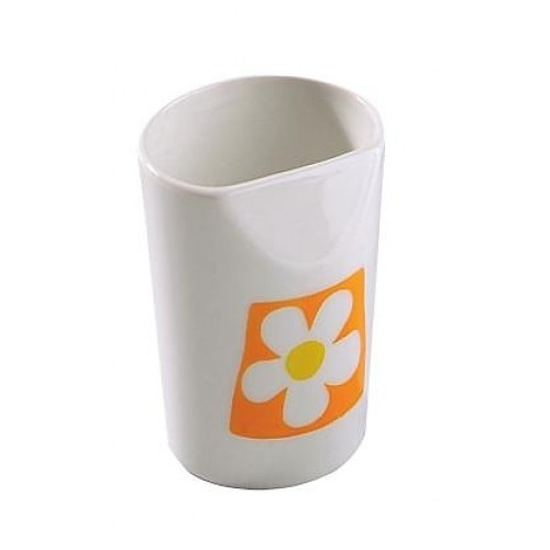 SAPHO B&K 957NA CÓNICA sklenka na postavení, oranžová