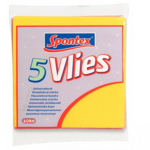 SPONTEX Vlies Rychloutěrka 5 ks SPONTEX Vlies Rychloutěrka 5 ks