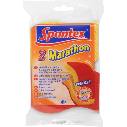 SPONTEX Viskózní 2 Marathon houbička na nádobí SPONTEX Viskózní 2 Marathon houbička na nádobí