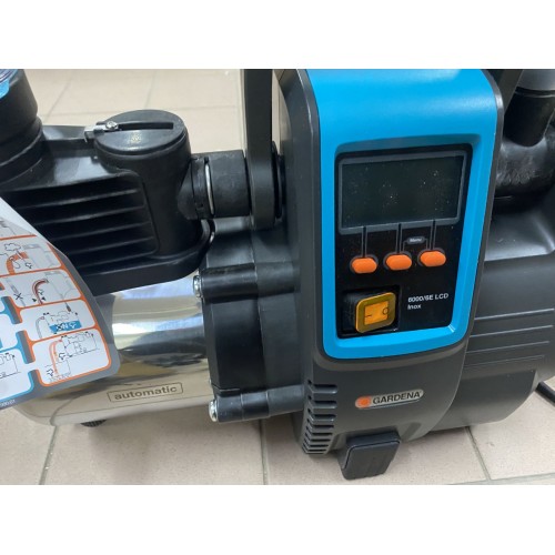 VÝPRODEJ GARDENA 6000 / 6E LCD inox Domovní vodní automat 1760-20 PO SERVISE!!