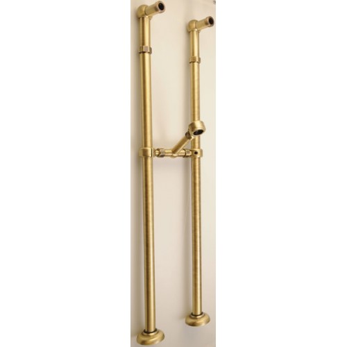 POLYSAN ANTEA 9846 připojení pro instalaci vanové baterie do prostoru (pár), bronz POLYSAN ANTEA 9846 připojení pro instalaci vanové baterie do prostoru (pár), bronz