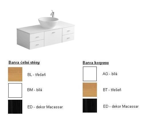Villeroy & Boch Central Line Spodní skříňka 1190x340x470 mm korpus bílá,čelní stěna bílá