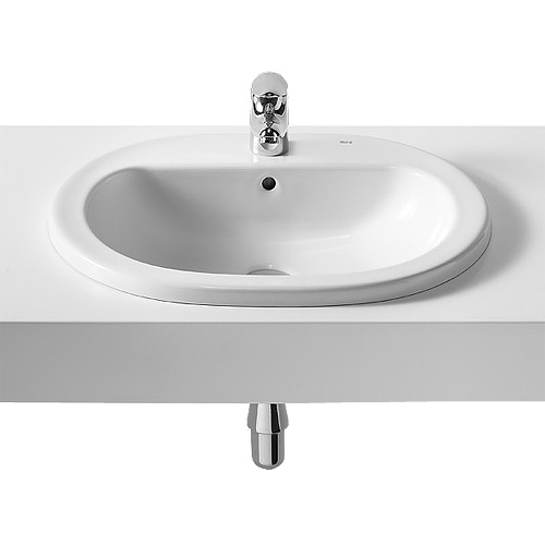 Roca Coral-N umyvadlo zápustné 56x48 cm s otvorem pro baterii A327898000