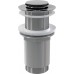 ALCAPLAST Výpust umyvadlová click/clack 5/4" celokovová, malá zátka A394