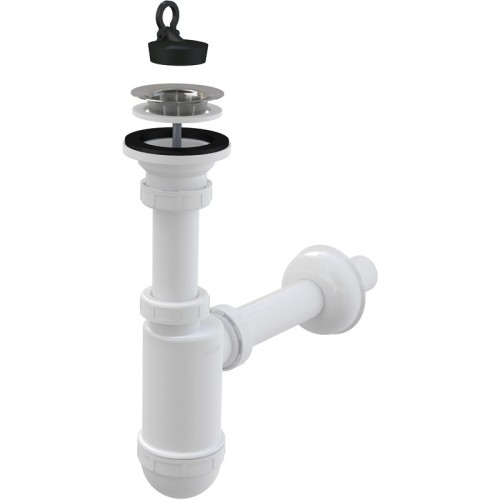 ALCAPLAST Sifon umyvadlový průměr s nerezovou mřížkou průměr 63mm A411