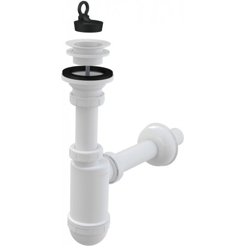 ALCAPLAST Sifon umyvadlový průměr 32mm s plastovou mřížkou průměr 63mm A421