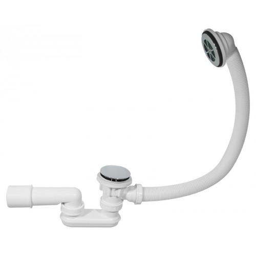 ALCAPLAST Sifon vanový click/clack plast - chrom A505CRM