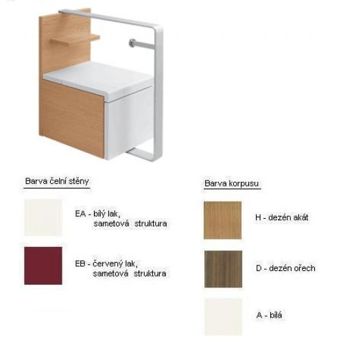 Villeroy & Boch Lifetime Nábytek k WC 350x516x480 mm bílý lak, bílý melamin