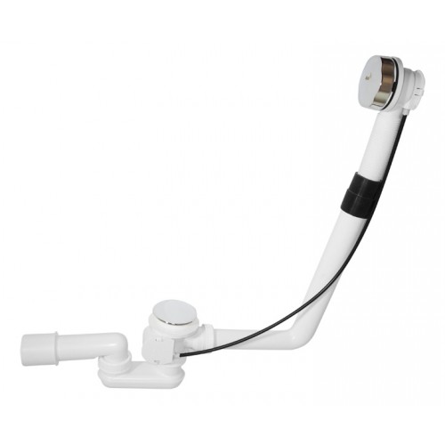 ALCAPLAST Sifon vanový automat komplet kov (délka 80 cm) A550KM80